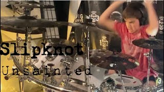 Slipknot Unsainted drum cover 13 [upl. by Elocon]