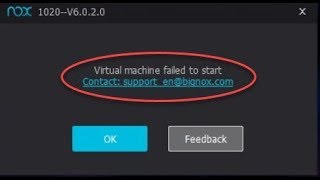 SOLVED Error 10201008 NoxPlayer Virtual Machine failed to start [upl. by Sorel365]