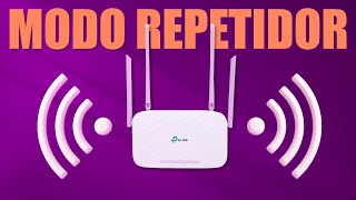 Como Configurar Qualquer Roteador como Repetidor WiFi TpLink [upl. by Kcirddehs]