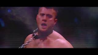 CM Punk Vs MJF  Dog Collar Match  AEW Revolution 2022  Highlights [upl. by Drhacir]