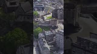 Edinburgh Castle from the Sky  Stunning Aerial Tour drone [upl. by Radferd]