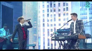 Jungkook amp Charlie Puth  WE DONT TALK ANYMORE Live MBCPLUS X genie music AWARDS [upl. by Inobe]