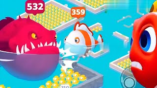 Fishdom Ads Mini Games Hungry Fish  New update 235 level Trailer video [upl. by Sami]