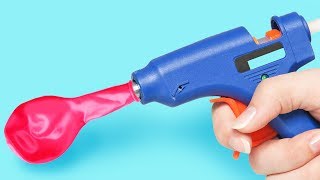 25 HOT GLUE HACKS AND CRAFTS [upl. by Anauqes]