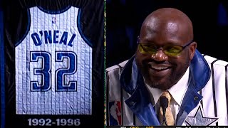 SHAQ Orlando Magic Jersey Retirement  FULL CEREMONY [upl. by Beitz]