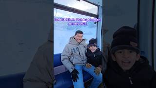 Gondola ride Shahdag Mountain Resort January 2024 [upl. by Miran]