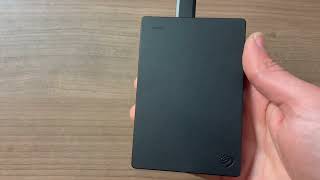 Seagate Portable 2TB External Hard Drive HDD Quick Review [upl. by Yme]