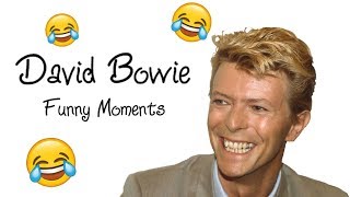 David Bowie  Funny Moments [upl. by Atekihs992]