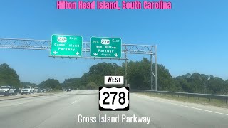 Hilton Head Island SC Cross Island Parkway  US 278 West [upl. by Flanigan]