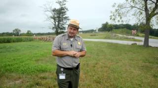 The 16th Maine on Oak Ridge at Gettysburg National Military Park [upl. by Kcirtemed86]