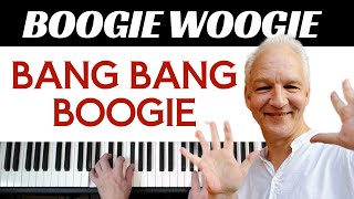 Bang Bang Boogie Woogie Piano Tutorial Classic Boogie Woogie [upl. by Lytsirk]