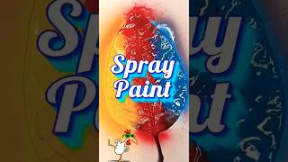 Spray Paint 🟣 ytshort spraypaint spraypaintcan spraycan spraypainting spray satisfyingart [upl. by Nahtanha]