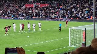 EVANILSON PENALTY MISS AGAINST CHELSEA  AFC Bournemouth Striker Misses From The Spot [upl. by Omrellug]