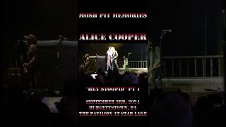 Mosh Pit Memories  Alice Cooper  Burgettstown PA  Hey Stoopid pt 1 rock alicecooper shorts [upl. by Chick]