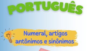 Aula de Português [upl. by Aimej]