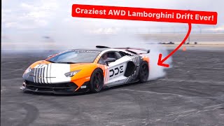 DDE DRIFTING LAMBORGHINI AVENTADOR SVJ WILL IT BREAK AGAIN SLUSHMEET [upl. by Allit295]