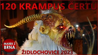 Pochod Rakouských čertů Krampus v Židlochovicích 2023  kompletní sestřih  Krampuslauf [upl. by Oisacin634]