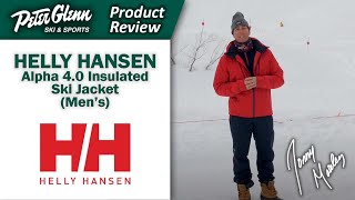 Helly Hansen Alpha 40 Insulated Ski Jacket Mens  W2324 Product Review [upl. by Ahsirtap]