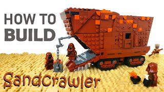 LEGO Star Wars Sandcrawler MOC  Building Instructions [upl. by Uchida]