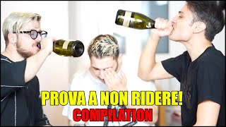 PROVA A NON RIDERE CHALLENGE AMEDOSEPACIELLO COMPILATION [upl. by Tound]