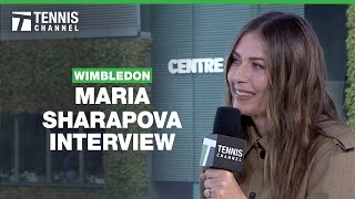 Maria Sharapova on friendship with Serena Williams dinner with Iga amp Naomi  2024 Wimbledon [upl. by Lemrahs]