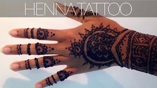 Henna Tattoo Tutorial  plus tips amp tricks for a dark stain [upl. by Ahgiela]