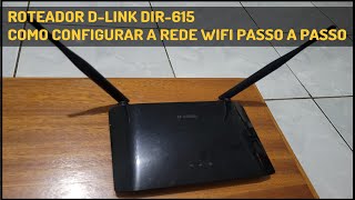 DLink Model DIR615  COMO configurar a rede wifi sem fio passo a passo  DHCP  PPEO [upl. by Vaasta592]