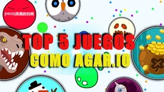 TOP 5 JUEGOS SIMILARES A AGARIO  MoRTaL [upl. by Yancy317]