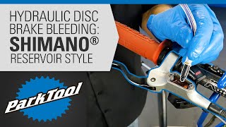 How to Bleed Hydraulic Brakes  Shimano® Reservoir Style [upl. by Bartholomeus]