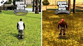 This is why the PS2 version is better  GTA San Andreas Definitive Edition VS PS2 version  part 2 [upl. by Jodi]