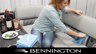 Cleaning Simtex Upholstery  Bennington DockTalk [upl. by Alano]