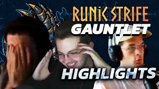 THE TOP RACERS ARE DYING  Runic Strife Gauntlet Highlights ft OMGItsJousis [upl. by Neyuh]