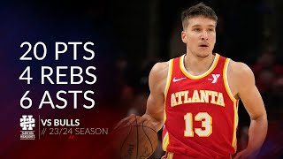 Bogdan Bogdanovic 20 pts 4 rebs 6 asts vs Bulls 2324 season [upl. by Roxane]