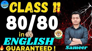 Class11 English Complete Hack for 2024💥 English paper pattern annual exam🔥2024 [upl. by Amsab]