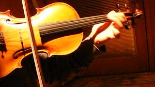 BACH TOCCATA and FUGUE JS Bach FINE OLD AMERICAN VIOLIN Solo Sound Sample Eboyinc [upl. by Nednerb]