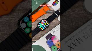 New Keqiwear KW19 Max Curb Display Smartwatch Series 9🔥 applewatchseries9 applewatchultra [upl. by Nunci288]