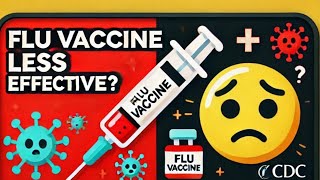 Why the Flu Vaccine Might Not Work as Well This Year — CDC Report FluSeason PublicHealth [upl. by Heron]