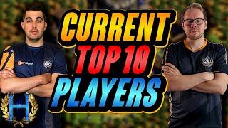 THE CURRENT TOP 10 BEST AOE2 PLAYERS [upl. by Ailema]