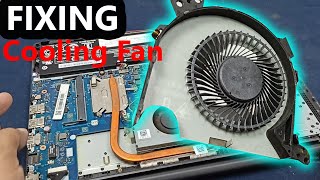 How to repair laptop cooling fan  laptop cooling cleaning [upl. by Harobed937]