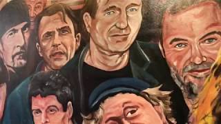 Belfast Mural at The Duke of York Liam Neeson Rory Gallagher and More [upl. by Notak340]