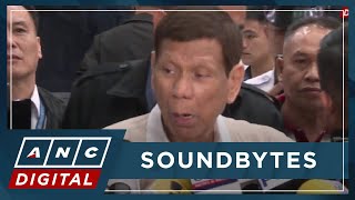 Nanggigil ako Duterte reacts to Trillanes accusations during House probe  ANC [upl. by Nehgam988]