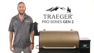 Traeger Gen 2 Pro Series Wood Fired Pellet Grill Overview  BBQGuyscom [upl. by Lombardi204]