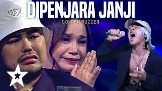 Indosias Got Talent 2023 The jury cries hearing Andrian extraordinary voice on the world big stage [upl. by Phippen209]