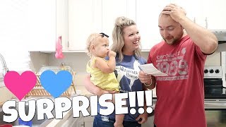 SURPRISING MY HUSBAND THAT IM PREGNANT  SHOCKING PREGNANCY ANNOUNCEMENT [upl. by Danita]