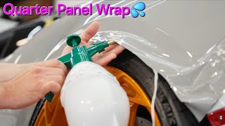 Wrapping A Quarter Panel Using Cosmetic PPF  In Full Detail [upl. by Thoma]