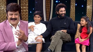 Unstoppable With NBK Season 4 Ep 5 Hilarious Fun Promo  Icon Star Allu Arjun  Bala Krishna  Arha [upl. by Allerym]