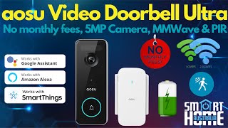 AmazingAffordable Video Doorbell From AOSU [upl. by Kcirrag]