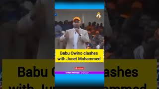 Babu Owino clashes with Junet Mohammed ruto kenyanpolitician babuowino railaodinga gachagua [upl. by Llehctim]