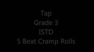 Grade 3 Tap  5 Beat Cramp Rolls [upl. by Moody]