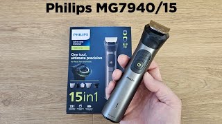 Philips MG794015 hair trimmer  Unboxing and Review [upl. by Roberto591]